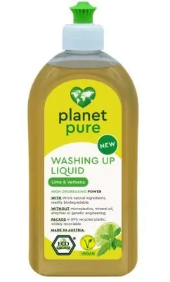 Washing Up Liquid Lime & Verbena Planet Pure